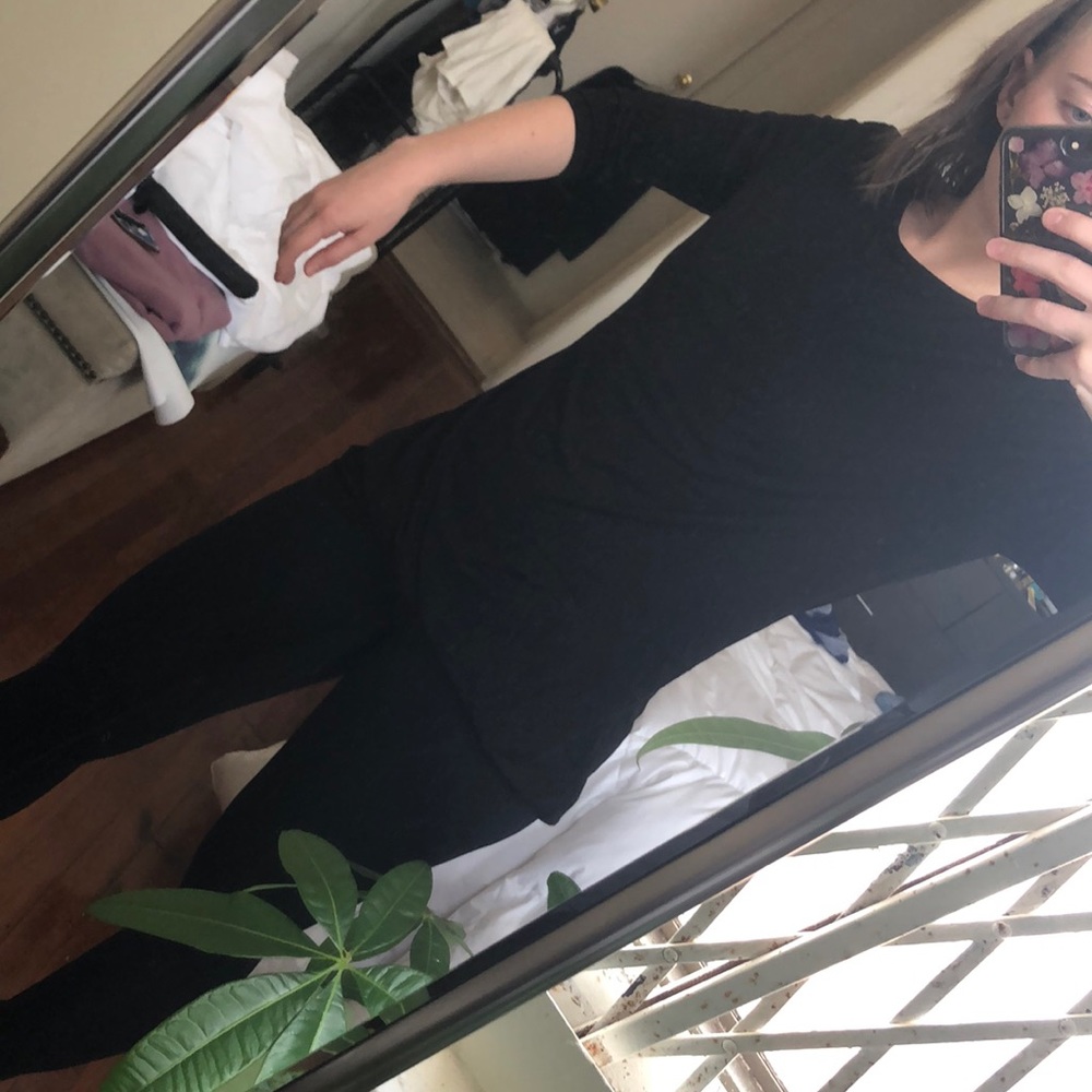 Cozy black multi-purpose Lisette blouse